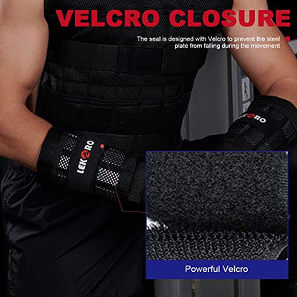 Wrist Ankle Weights with Removable Steel Bars, 1 Pair Adjustable Arm Leg Weights for Men and Women, No Leakage Design, Weighted Wrist Bands for Walking Jogging Yoga Pilates - color: Adjustable Wrist Arm Weights 6.6 LBS