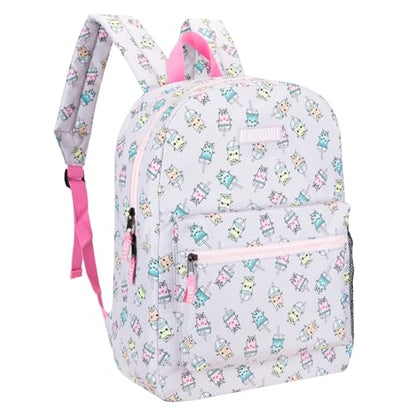 AEROPOSTALE Fieldtrip Backpack for Girls - Womens Bag for Everyday Use, Daypack for Travel - Boba Party - color: Lilac Boba