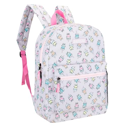 AEROPOSTALE Fieldtrip Backpack for Girls - Womens Bag for Everyday Use, Daypack for Travel - Boba Party - color: Lilac Boba