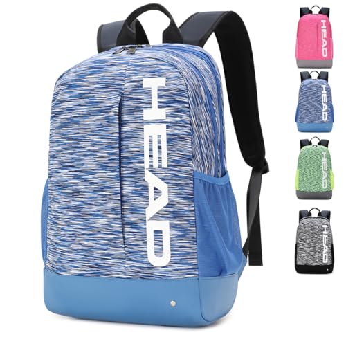 HEAD Lightweight Sport Backpack for Men & Women, Causal Backpacks for Work/Travel/Outdoor, Daily Daypack Laptop Backpack Fits 13.5 Inch Computer (Blue) - color: Blue