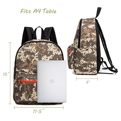 CAIWEI US Army Camo Children's backpack (Snow camouflage) - color: Snow Camouflage