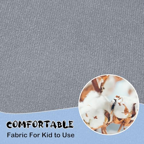 Riakrum 4 Pcs Baby Car Seat Belt Covers for Kids,Light Gray,5.7 X 2.6 Inch - color: Light Gray, size: 5.7 x 2.6 Inch