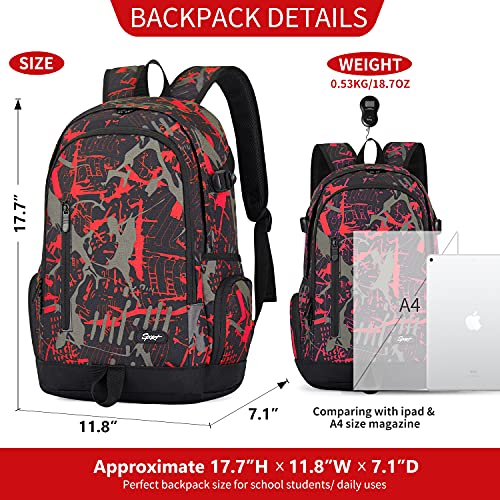 rickyh style School Backpack Travel Bag for Men & Women Lightweight College Back Pack with Laptop Compartmen - color: 01thong