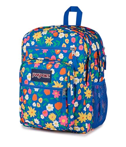 JanSport Laptop Backpack - Computer Bag with 2 Compartments, Ergonomic Shoulder Straps, 15” Laptop Sleeve, Haul Handle - Flower Market - color: Flower Market