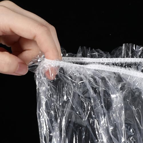 10 Pack Waterproof Backpack Rain Cover Disposable Lightweight Back Pack Covers Elastic Protector Bag Rain Cover for Backpacks Outdoor Hiking Cycling Camping Travel Emergency 15L-40L
