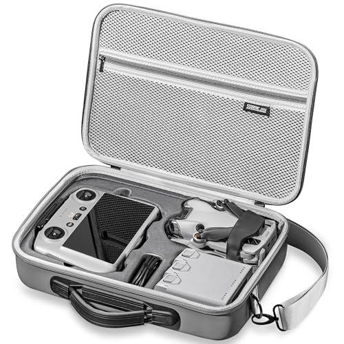STARTRC Carrying Case for DJI Mini 4 Pro Accessories,Portable Travel Bag for DJI Mini 4 Pro Fly More Combo(DJI RC 2 Controller)-Drone Shoulder Bag GDFDE-1129670-FBM