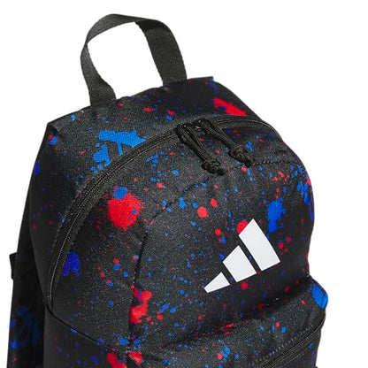 adidas Kids Gotta-Have-It Mini Backpack – School Bag for Girls and Boys, 10L, Splatter Black/White, OSFA - color: Splatter Black/White