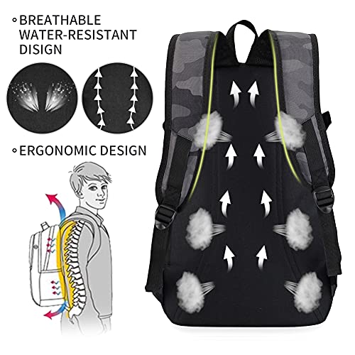 rickyh style School Backpack Travel Bag for Men & Women Lightweight College Back Pack with Laptop Compartmen - color: 01shui
