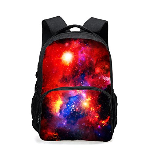 CAIWEI backpack teen, Universe Space TrendyMax Galaxy Pattern Backpack Cute for School (Starry sky 1) - color: Starry Sky 1, size: 17.5*13*6.7 Inch