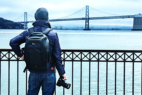 Lowepro LP37129, Flipside 400 AW II Camera Backpack, Camera Accessories, for DSLR, CSC, Mirrorless, 15 Inch Laptop, Tablet, Additional Lenses, Black - size: BP 400 AW II