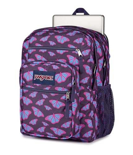 JanSport Laptop Backpack - Computer Bag with 2 Compartments, Ergonomic Shoulder Straps, 15” Laptop Sleeve, Haul Handle - Flutter By Purple - color: Flutter By Purple