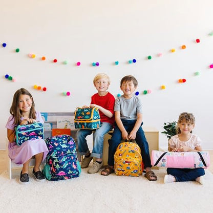 Wildkin 16-inch Kids Backpack – Durable, Padded & Spacious School Bag for Boys & Girls - Blue Camo - color: Blue Camo