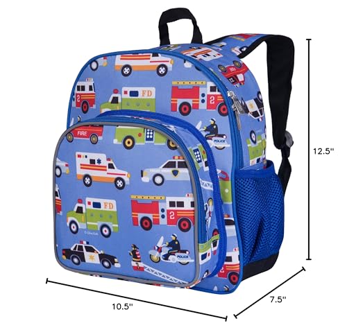 Wildkin 12 Inch Toddler Backpack for Kids, Heroes - color: Heroes, size: 12 x 10 x 4.5 inches