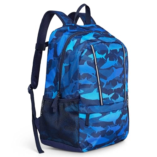 Lands' End Unisex Kids Medium ClassMate Lightweight Durable Elementary School Backpack, Limoges - color: Limoges