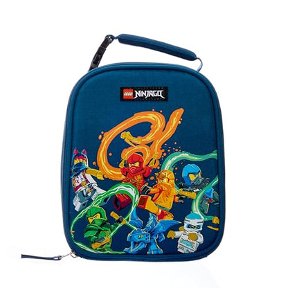 LEGO NINJAGO Lunch Box, Insulated Soft Reusable Lunch Bag Meal Container for Boys and Girls, Perfect for School, or Travel, Meal Tote to Keep Food and Drinks Cold, Stronger Together - color: Stronger Together