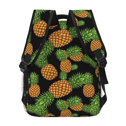 Stylish Travel Backpack Upside Down Pineapple, Commuter Daypack with Laptop Compartment for Work, Trips and Gym - color: Pattern (228)