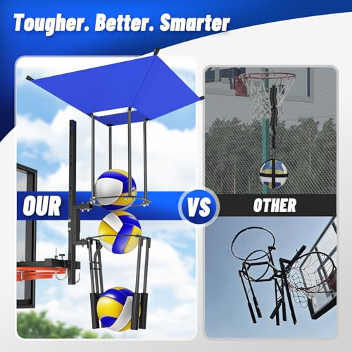 Katop Automatic Volleyball Spike Trainer, Serving, Spiking & Jump Training Equipment, Real-Hitting Feel for Beginners & Pros, Indoor/Outdoor Practice Aid (No Ball)