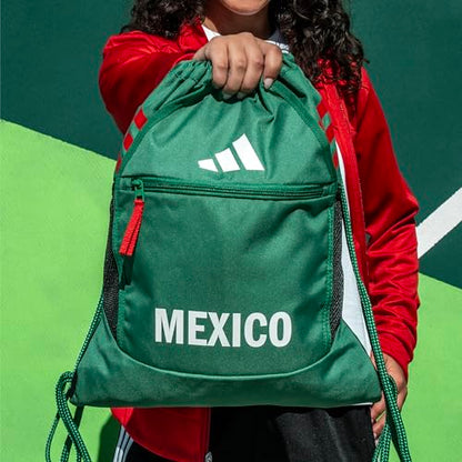 adidas Stadium Sackpack – Drawstring Backpack for Sports, Small Gym Bag, 13L - color: Mexico