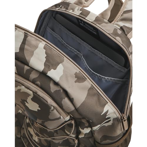 Under Armour Hustle Sport Backpack - color: (200) Taupe Dusk / Timberwolf Taupe / Metallic Gun Metal