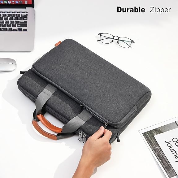 Bagasin Laptop Sleeve Case Bag Compatible with MacBook Air Pro, 13-14 inch Notebook, Compatible with MacBook Pro 14 inch M4 M3 M2 M1 - color: Grey, size: 13.3