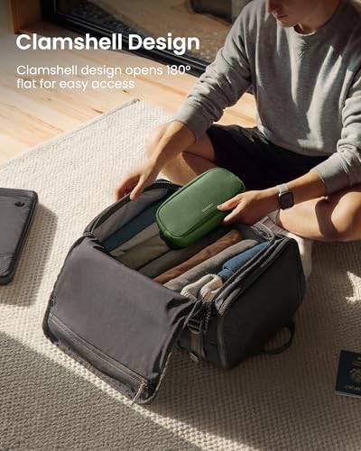 tomtoc 23L-28L Expandable Travel Backpack, Underseat Flight Approved Personal Item for Ryanair Southwest Frontier JetBlue, Lightweight Carry-on Luggage, Water-resistant Business Rucksack Weekender Bag - color: Black