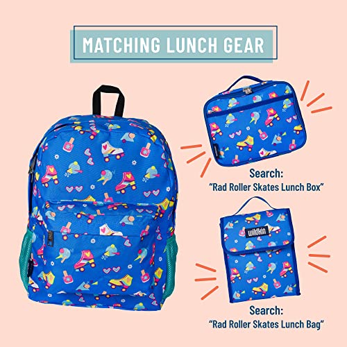 Wildkin 16-inch Kids Backpack – Durable, Padded & Spacious School Bag for Boys & Girls - Rad Roller Skates - color: Rad Roller Skates