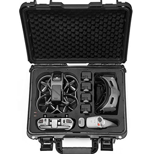 LEKUFEE Waterproof Case for DJI Avata - Explorer Combo/Pro/Fly Smart Combo & Accessories (Carry Case Only) - Not for DJI AVATA 2, Black