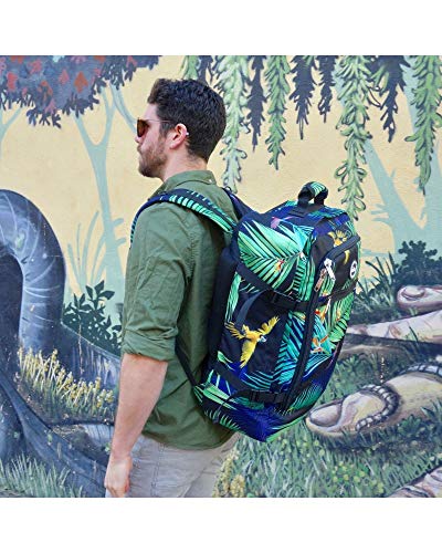 Cabin Max Metz 44L Travel Backpack Carry on Luggage Sized 55x40x20cm (22x16x8) Lightweight - color: Paradise