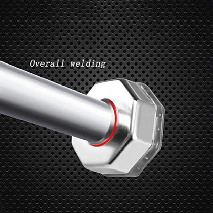 Fitness Equipment Pull-Up Bars Adjustable Horizontal Bar, Doorway - Wall Mounted Chin Up - No Screws - Home Gyms Exercise Fitness Equipment 65-115Cm