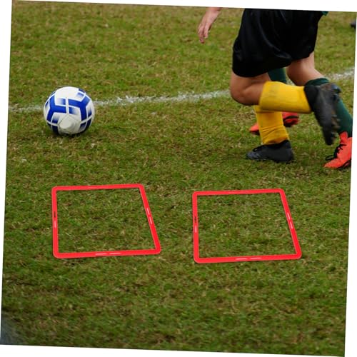 VANZACK 6pcs Portable Agility Training Circles Multi-Function Speeds Train Rings for Football Martial Arts Boys and Girls' Coordination