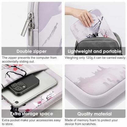 Laptop Sleeve Case for MacBook Neo/Air 13 Inches - color: Ink Wash, size: 13 x 9 x 0.8 inches