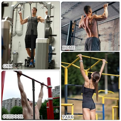 Pull Up Assistance Bands,Heavy Duty Resistance Band for Pull Up Bar,3 Heavy-Duty Adjustable Pull Up Bands Set for Enhanced Strength Training with Feet Rest