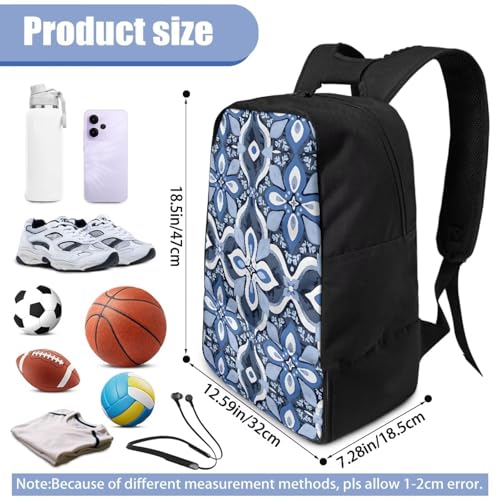 Basketball Backpack With Separate Ball Compartment And Shoes Fit Basketball Volleyball Football - color: Geometric Florals