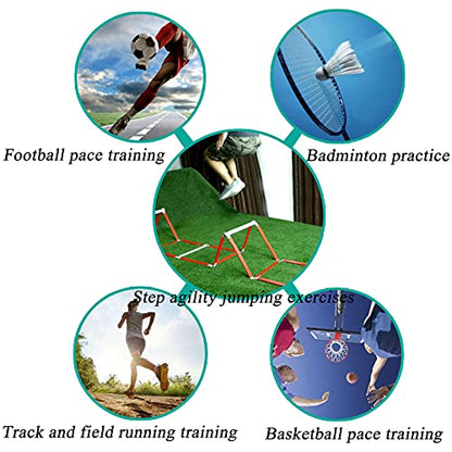 Agility Ladder for Speed Training - Fixed Football Sports Speed Ladder for Home Gym, Athletic Footwork Drills & Fitness Equipment for Athletes