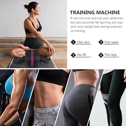 PRETYZOOM Ab Roller Wheel Non-slip Design Silent Movement Abs Fitness Equipment Household Core Workout Practical Exercise Roller Back Sides