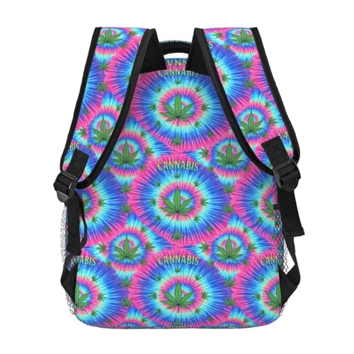 Laptop Daypack Colorful Weedleaf Leaf, Lightweight Commuter Backpack with Inner Pocket for Work, Travel and Gym - color: Pattern (234)