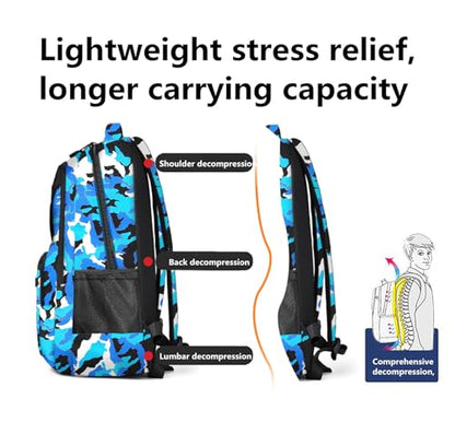 Casual Lightweight Backpacks for Boys & Girls, School Bookbags, 15 "Laptop Backpack, Travel Bag (213slan) - color: 213slan