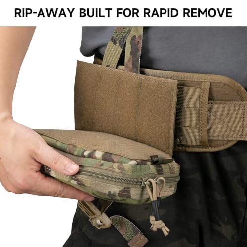 EXCELLENT ELITE SPANKER Tactical Molle Rip Away Ifak Pouch Utility First Aid Pouch Medical EMT Bag - color: Multicam