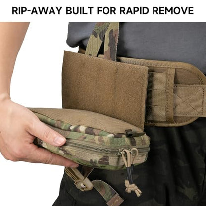EXCELLENT ELITE SPANKER Tactical Molle Rip Away Ifak Pouch Utility First Aid Pouch Medical EMT Bag - color: Multicam