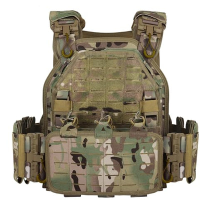 YAY YAKEDA Quick Release Tactical Laser-Cutting Vest Multicam Lightweight Vest - color: Cp
