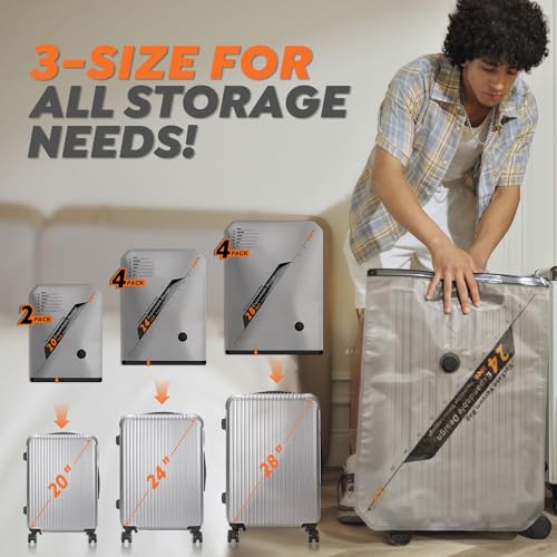 Vacbird Rechargeable Wireless Vacuum Pump + 10 Storage Bags – Compact Space Saver for Travel & Home, Perfect for Clothes, Blankets, Seasonal Organization - size: 10 Combo Set