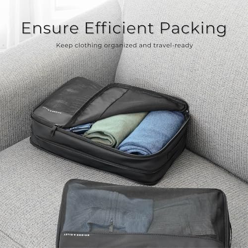 Briggs & Riley Travel Essentials Carry-On Compression Packing Cube Set - color: Plum, size: Carry-On
