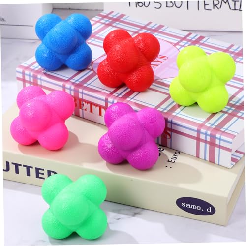 VANZACK 6pcs Hexagonal Reaction for Agility Training Exercise for Hand-Eye Coordination Sports Training and Improvement All Ages