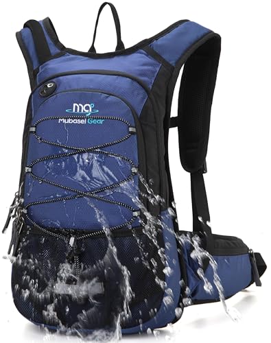 15L Insulated Hydration Backpack Pack with 2L Water Bladder Lightweight Hiking Backpack Bag for Women Men Daypack for Hiking Running Festival Camping Biking