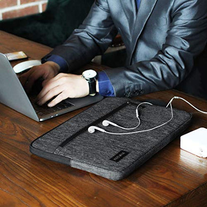 KIZUNA Laptop Sleeve 11 Inch Water-Resistant Computer Case Hand Bag for 13" MacBook Pro M2/13 Surface Pro 8 X/13.4" DELL XPS 13/12.4" Samsung Galaxy Tab S7/11.6" Samsung Chromebook 4/13.3" ASUS, Grey - color: Grey, size: 11-11.6 Inch / MacBook Pro M2 2022