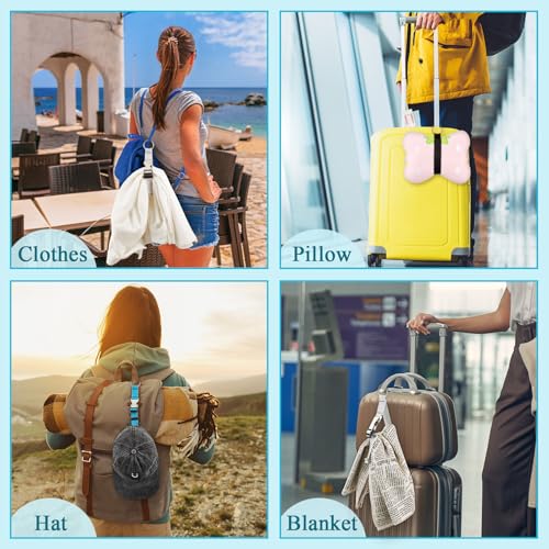 Amylove 3 Pcs Add a Bag Luggage Straps Gripper Heavy Duty Jacket Valises Strap for Travel Belt with Buckle Adjustable Baggage - color: Black, Blue and Grey