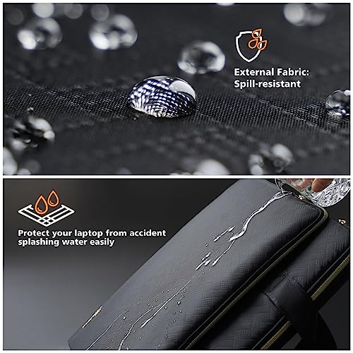 KIZUNA Laptop Sleeve Case 13 Inch Computer Carrying Handbag for 14" MacBook Pro M3 2023/M2 M1 Max /13.6" New MacBook Air M2/14 Lenovo ThinkPad X1 Carbon/Yoga C740 S740 C930/14 IdeaPad Flex 5i, Black - color: Black, size: 13-13.3 Inch / 13.6 Inch