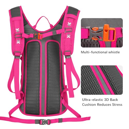 LARIPOP 18L Hydration Backpack with 2L Leak-Proof Water Bladder for Hiking Cycling Running Men Women