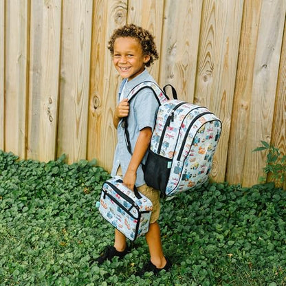 Wildkin Jo's Garage 15 Inch Backpack - color: Blue