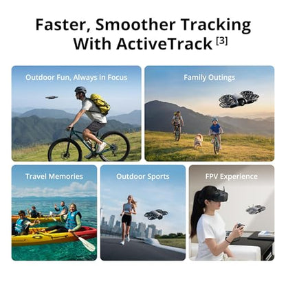 DJI Neo 2 Drone Fly More Combo 4K Camera Bundle with Tech Smart USA Drone Essentials Plus Software Bundle + Deco Gear Drone Landing Pad + Deco Essentials CPS 2 Year Protection Pack + Sling Backpack